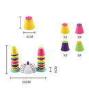 Nesting Stacking Cups Developmental Educational Play Toys for Kids Gifts