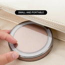 Led Lighted Mini Makeup Mirror 3X Magnifying Compact Travel Portable Sensin