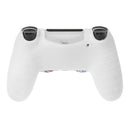 Gamepad Controller Protective Silicone Sleeve Guards Case + 2 Grip Caps For PS4