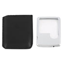 3x 6x LED Light Jewelry Magnifier Loupe Credit Card Shaped Lens Magnifying A BX