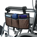 Universal Wheelchair Side Bag Pouch Storage Accessory Phone Holder Coffee