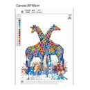 DIY Giraffe Diamond Painting 5D Cross Stitch Embroid Rhinestones Kits Decor