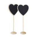 1 piece Wood Heart-shaped Small blackboard O7X2