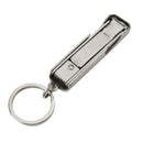 Ultra-Thin Nail Clippers Keychain, Mini Foldable Nail Cutter with Key Ring 5.5cm