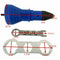 Electric Rivet Nut-Gun Riveting Tool Cordless Riveting Drill Adaptor Insert Q7H1