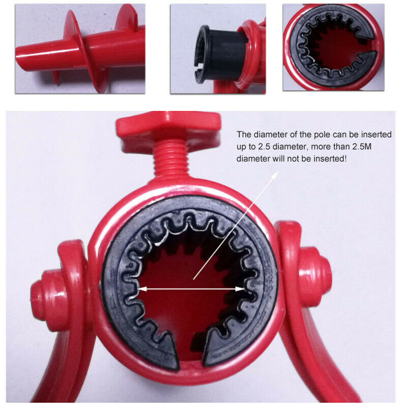 Sun Beach Fishing Parasol Ground Anchor Spike Umbrella Stretch Stand Holder