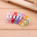 50pcs Plastic Wonder Clips Holder for DIY Patchwork Fabric Quilting Color random