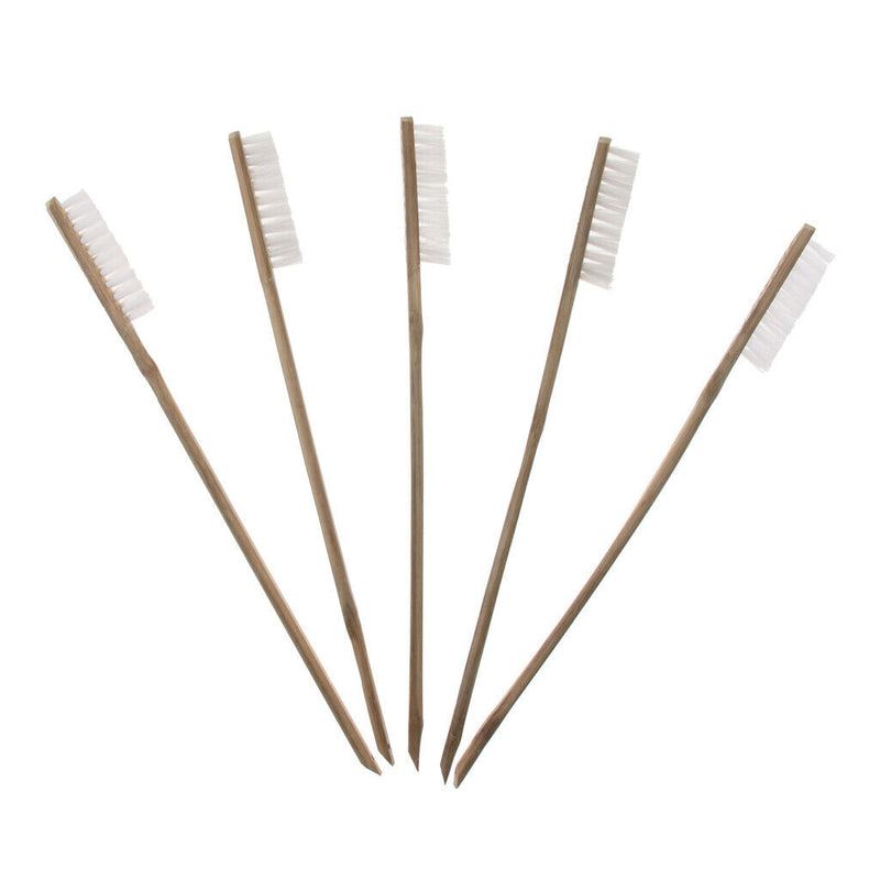 5Pcs Wooden Long Handle Parrot Bird Cage Cleaning Brush Cage Accessories