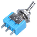 AC 125V 6A SPDT ON-ON 3 Pin Latching Micro Toggle Switch 15 Pcs R3G5