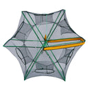 6 Sides 6 Holes Automatic Fishing Net NylonÃ‚Â Crab Fish Trap ShrimpÃ‚Â Cage (C)