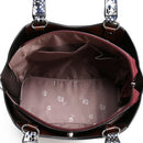 2 Piece Women'S Lacquer Tote Bag Ladies PU Handbag Summer Little Lady Handb