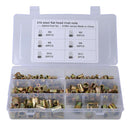105 Pairs M4-M12 Rivnuts Blind Nutserts Threaded Rivet Nuts Carbon Steel