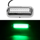 50W Stainless Steel 27LED Blue Underwater Pontoon Marine Boat Transom Light