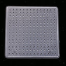 12Pcs Clear Perler Beads Pegboard Kits  Bead For DIY Children Craft Square