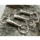 2pcs Outdoor Camping Backpack Carabiners Double Key Ring Hanging Padlocks