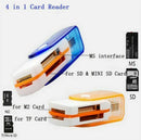 All In One 128GB Micro SD to USB Multi-Card Memory Card Adapter Reader Support