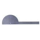 0-180 Degree Angle Ruler Stainless Steel Round Head Rotary Protractor