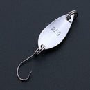 5pcs 2.5g/5cm Colorful Metal Hard Spoon Sequin Fishing Lures Copper Baits