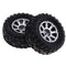 2pcs Tyre Tires & Rims for WLtoys A949    RC Buggy Replacement
