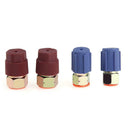 Car A/C R-12 to R-134a Retrofit Conversion Adapter Kit with 7/16 3/8 Valves A