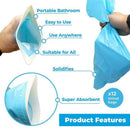 12 disposable urine bags - Urinary emergency bag, travel bag for nausea, ca