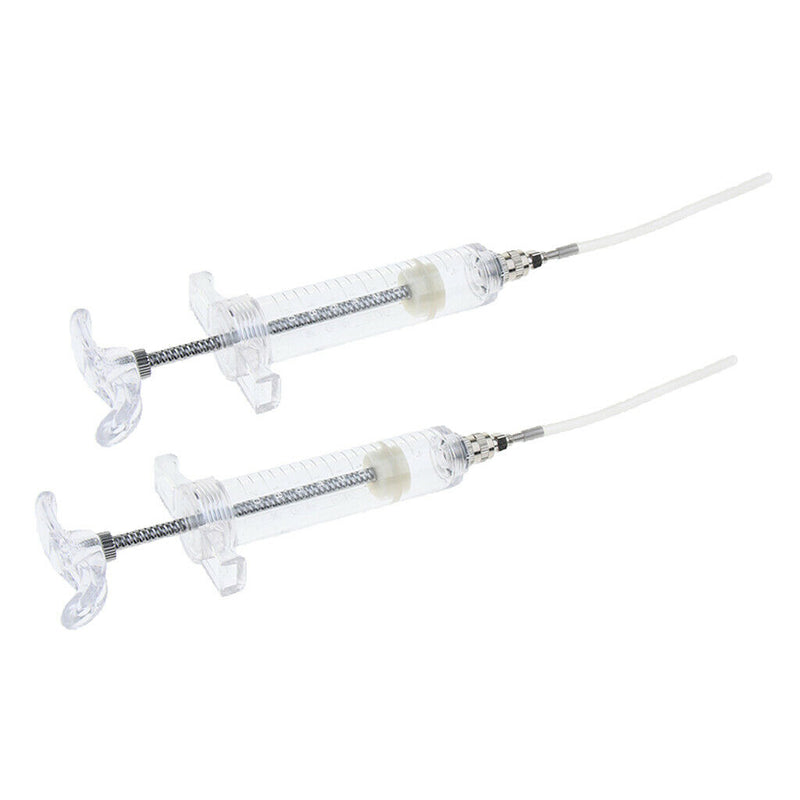 2pcs Parrot Bird Nestling Feeding Syringe Liquid Food Feeder 20ml M
