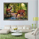 Wild Deer 5D Diamond Painting Embroidery DIY Cross Stitch Craft Home Decor