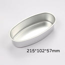 1*Nonstick Cake Tray Baking Tray Oven Baking Mold Oval Aluminum Alloy