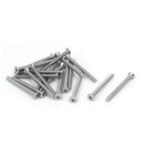 DIN7991 M3x35mm 316 Stainless Steel Flat Head Hex Socket Cap Screw Bolt 20p N9D3