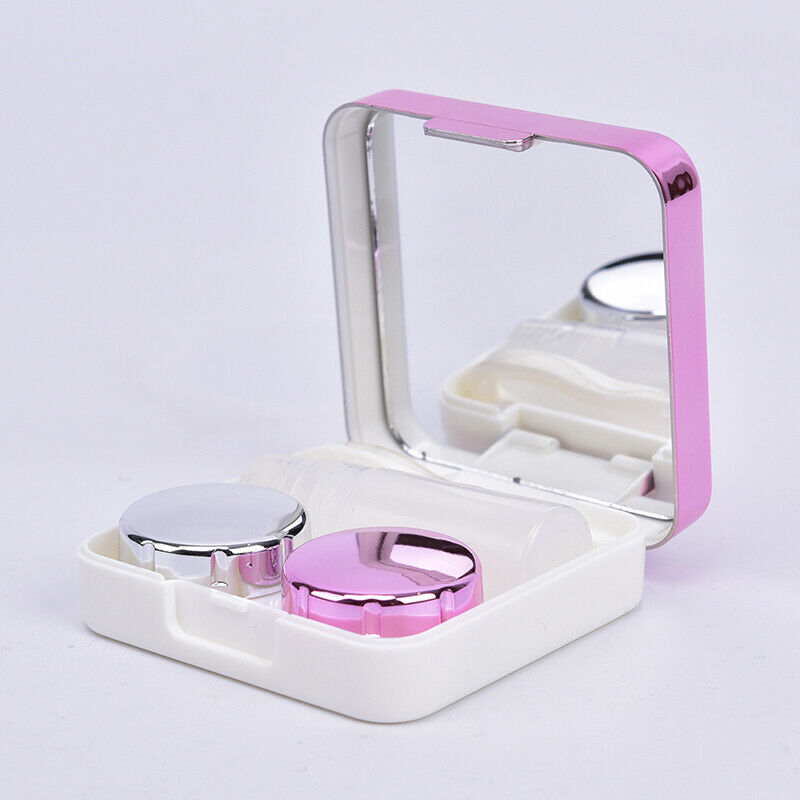 Mini Travel Contact Lens Case Box Container Holder Eye Care Kit Set With MirrFT