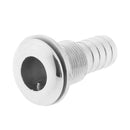 316 Stainless Steel Boat Thru Hull Fitting 3/4" Hose Barb Marine Hardware