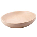 Wooden Round Plates Fruit Cake Tea Coffee Dessert Dish Food Serving Tray 11