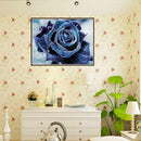 Blue Rose Diamond Painting Embroidery 5D DIY Cross Stitch Home Decor Gift