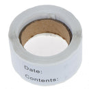 125pcs Food Storage Labels Refrigerator Freezer Labels Adhesive La 3C