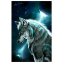 DIY 5D Diamond Embroidery Night Wolf Painting Rhinestone Cross Stitch Home  E1P1