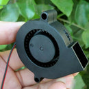 3x DC 12V Brushless Centrifugal Worm Gear Blower Mute Powerful Mini Cooling Fan