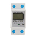 Din Rail Single Phase 2 Wire Electricity Energy Meter 50Hz AC 220V 15(60)A