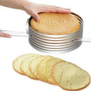 Adjustable Cake Cutter Round Shape Bread Cake Layered Slicer Mold Ring Tool ATME