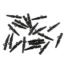 20pcs Safety Lead Clips With Pins Tail Rubber Tubing Carp