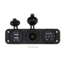 Cigarette Lighter Socket Splitter 12V Dual USB Charger Power Adapter Outlet Car