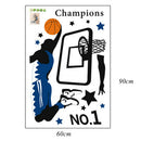 Basketball Man Wall Stickers,Adhesive Art Decals,For Kids Room Birthday Gift