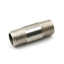 1/4"Male x 1/4" Male Threaded Pipe Fitting Stainless Steel SS304 NPT FT