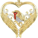 Noble Valentine Gifts Wedding Women Heart Bird Angel Wing Pendant Chain Necklace