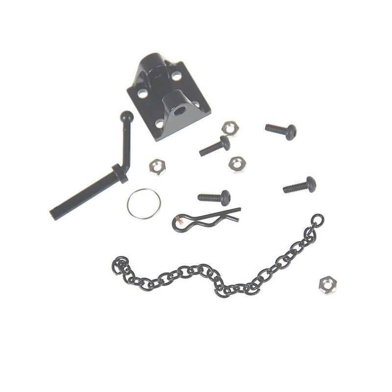 Metal Tow Shack Trailer Hook for 1:10 RC SCX10 TRX-4 Rock Crawler Car D90 D110JR
