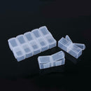 14 Slots Adjustable Plastic Jewelry Storage Box Case Craft Organizer Bead H A