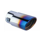 Car Muffler Tip Exhaust Pipe Tail Burnt Blue Titanium Steel Stainless V1N9