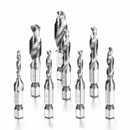 8pcs HSS Countersink Tap Drill Bit Set, Combination Hex Shank Titanium Scre