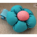 5 Pcs Cute Flower Hair Clips Kids Candy Color Hairpins For Baby Kids GirlsOSA3C