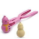 5pcs Cute Snowman Snowball Clip Anti-Freeze Snowball Molds Kit Color Random