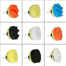 Car Buffing Pads Polishing Buffer For Drill Sponge Waxing Foam Sealing Kit E1I4